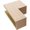 Ekena Millwork 6"W x 12"D x 18"H Classic Chapel Hill Rough Cedar Woodgrain TimberThane Corbel, Primed Tan CORUR06X12X18CHPRCPR - alternate 6